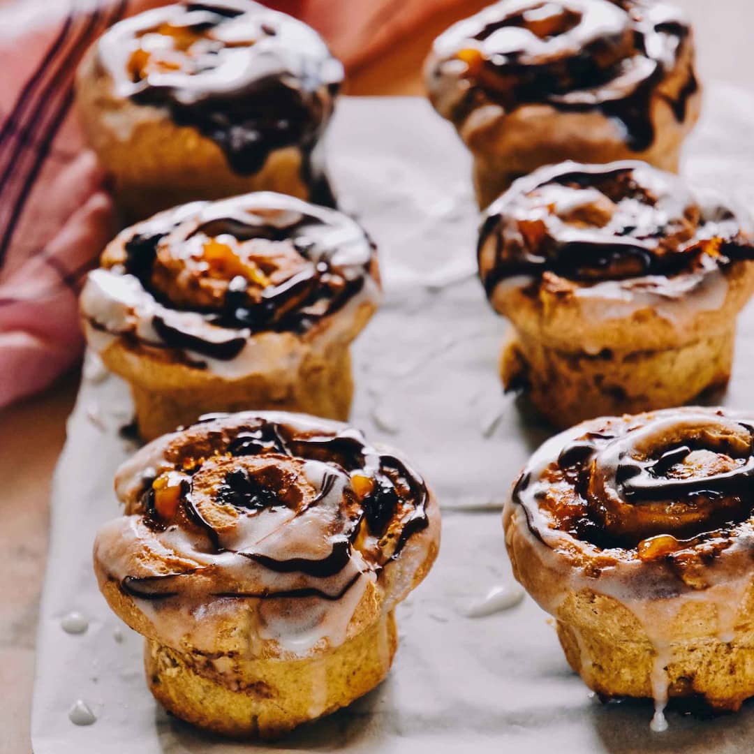 Rezept Aprikosenkringel mit Schokolade