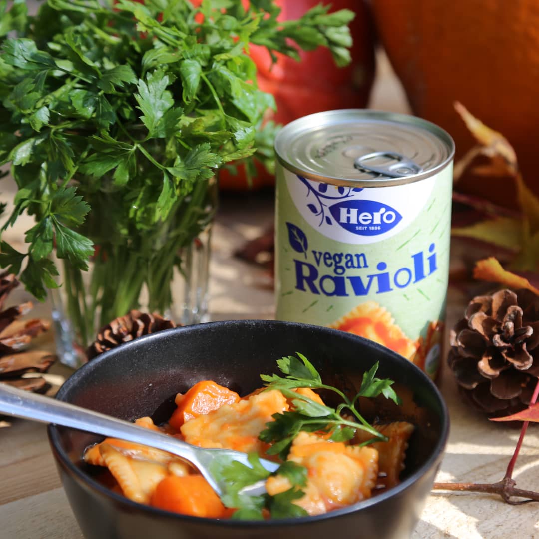 Rezept Vegane Herbst Ravioli