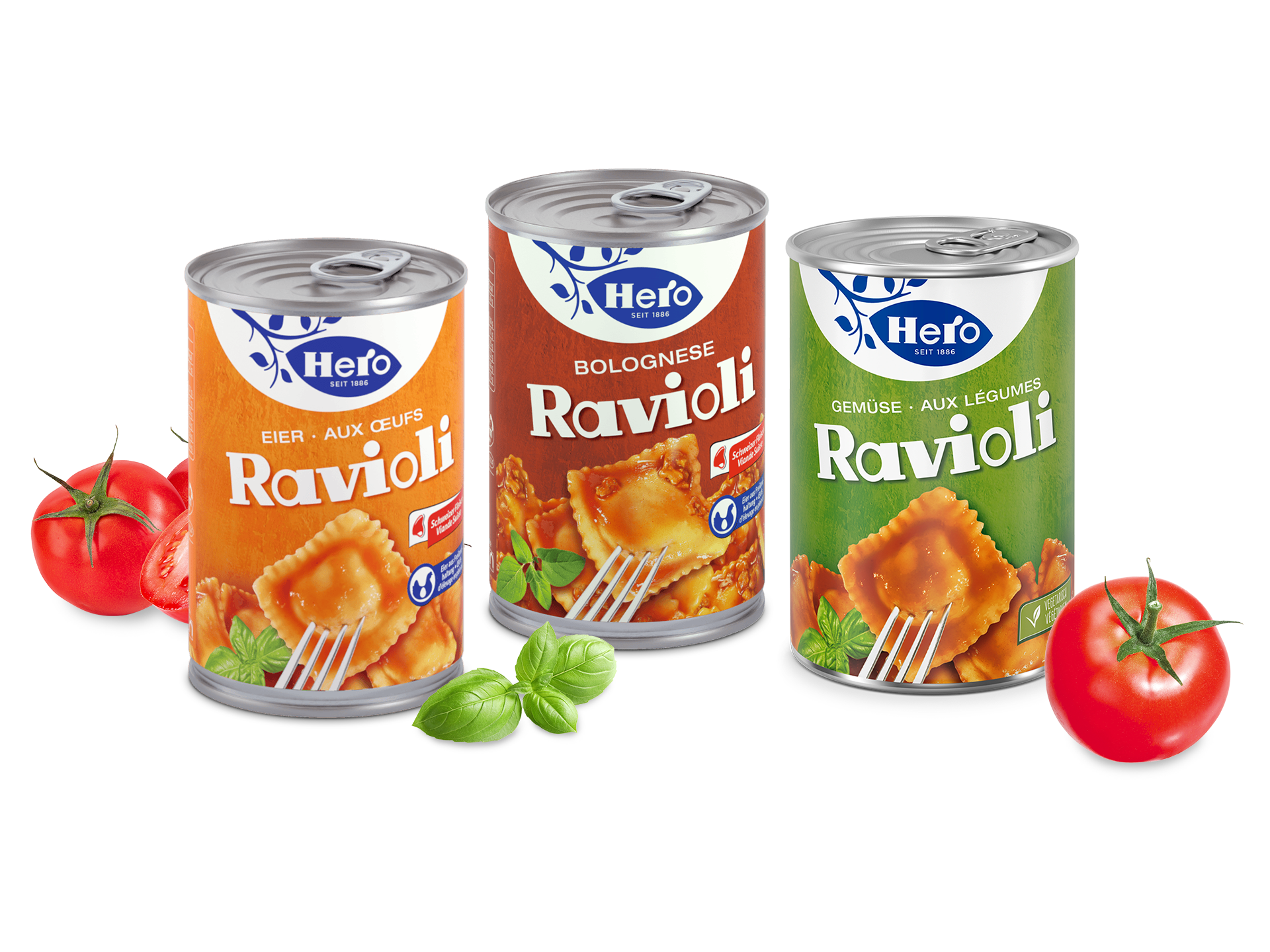 Übersicht Ravioli