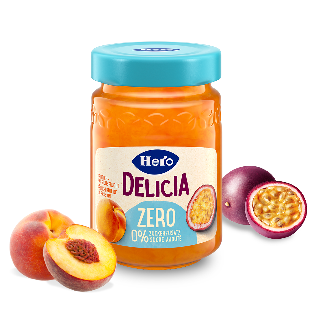 Packshot DELICIA Pfirsich-Passionsfrucht