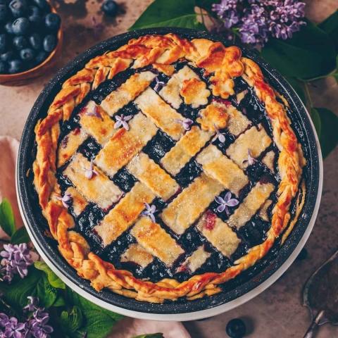 Blaubeer-Pie